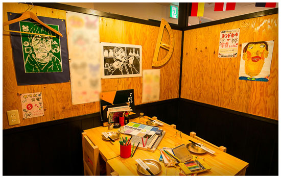 個室居酒屋 6年4組：図工室